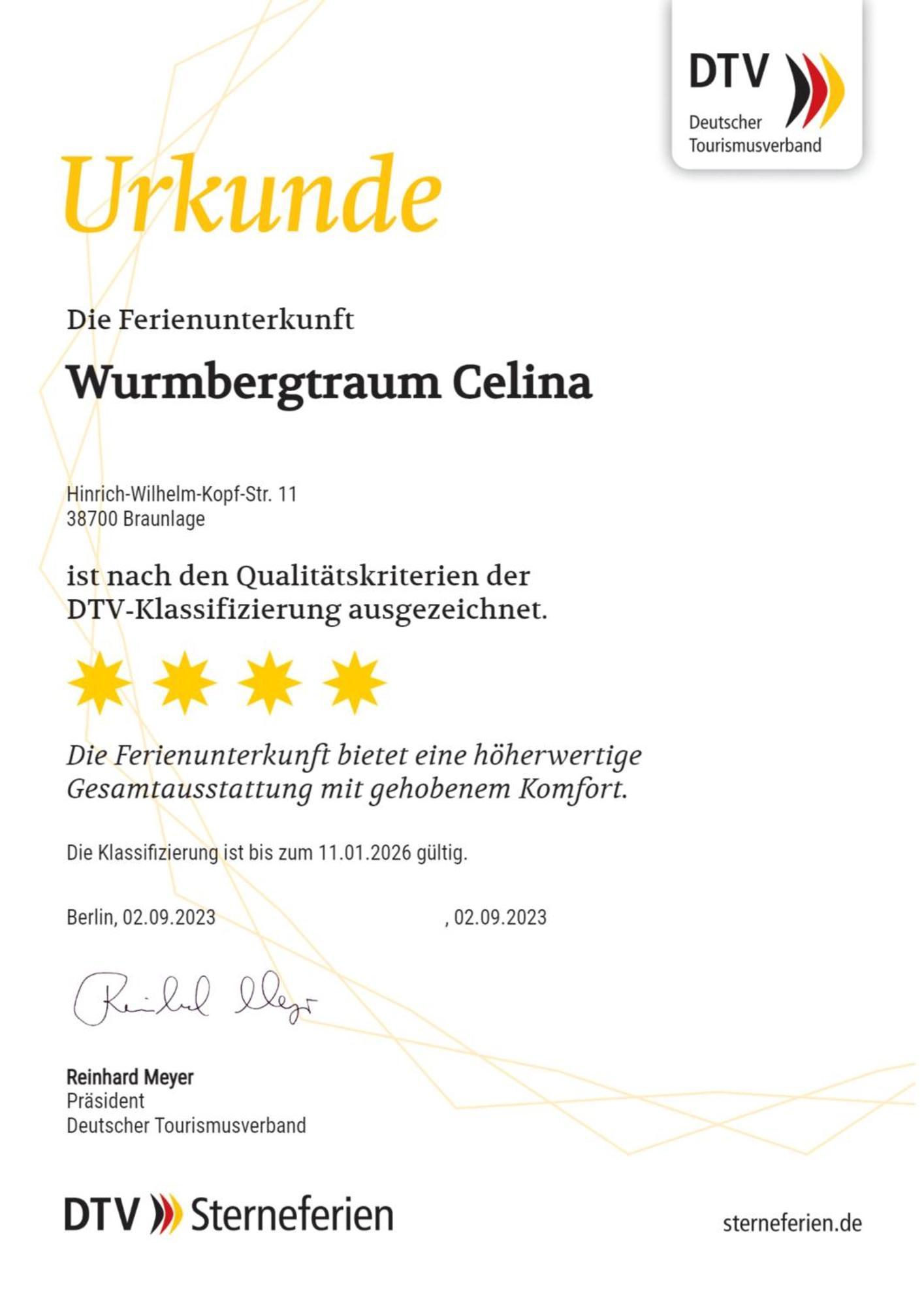 Wurmbergtraum Celina In Braunlage 4 Sterne Zertifiziert Vom Dtv Inklusive Waeschepakete 아파트 외부 사진